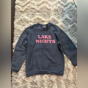Pink Lily Lake Nights corded sweatshirt